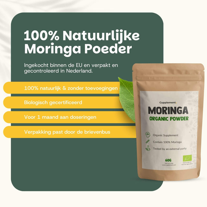 Biologisch Moringa poeder goyu supplement superfood