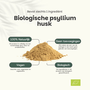 Biologisch Psylliumvezels poeder goyu superfood supplement