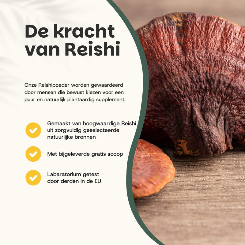 Biologisch Reishi poeder goyu supplement superfood