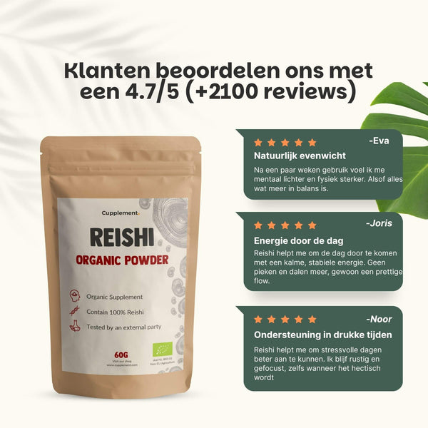 Biologisch Reishi poeder goyu supplement superfood