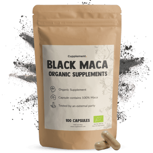 Biologisch Zwarte maca capsules goyu superfood supplement
