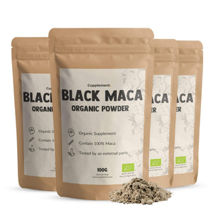 Biologisch Zwarte maca poeder goyu superfood supplement