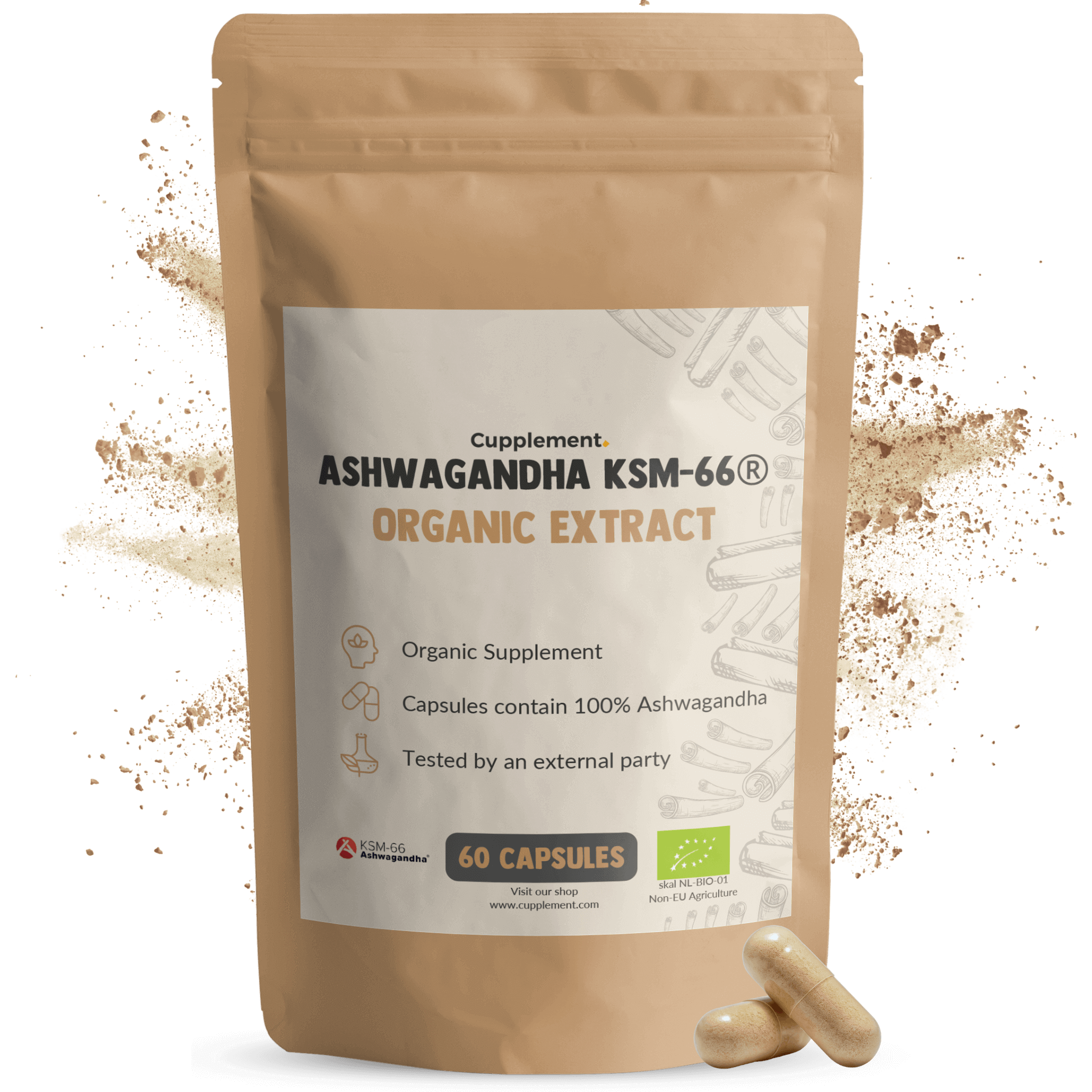 Ashwagandha KSM-66 Capsules 500 mg BIO