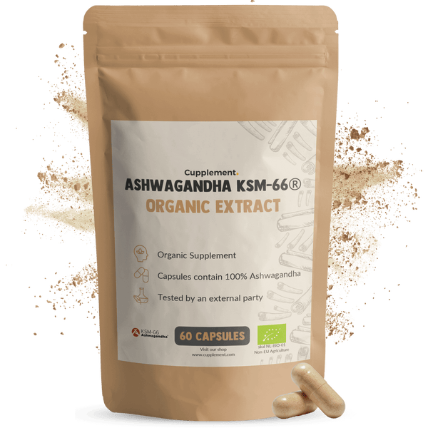 Biologische Ashwagandha KSM-66 extract capsules goyu superfood supplement