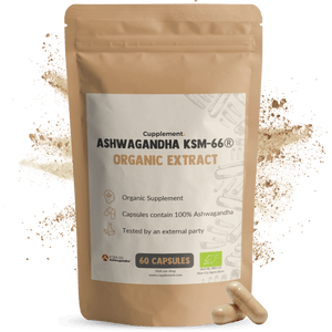 Biologische Ashwagandha KSM-66 extract capsules goyu superfood supplement