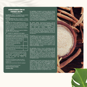Biologische Ashwagandha KSM-66 extract capsules goyu superfood supplement