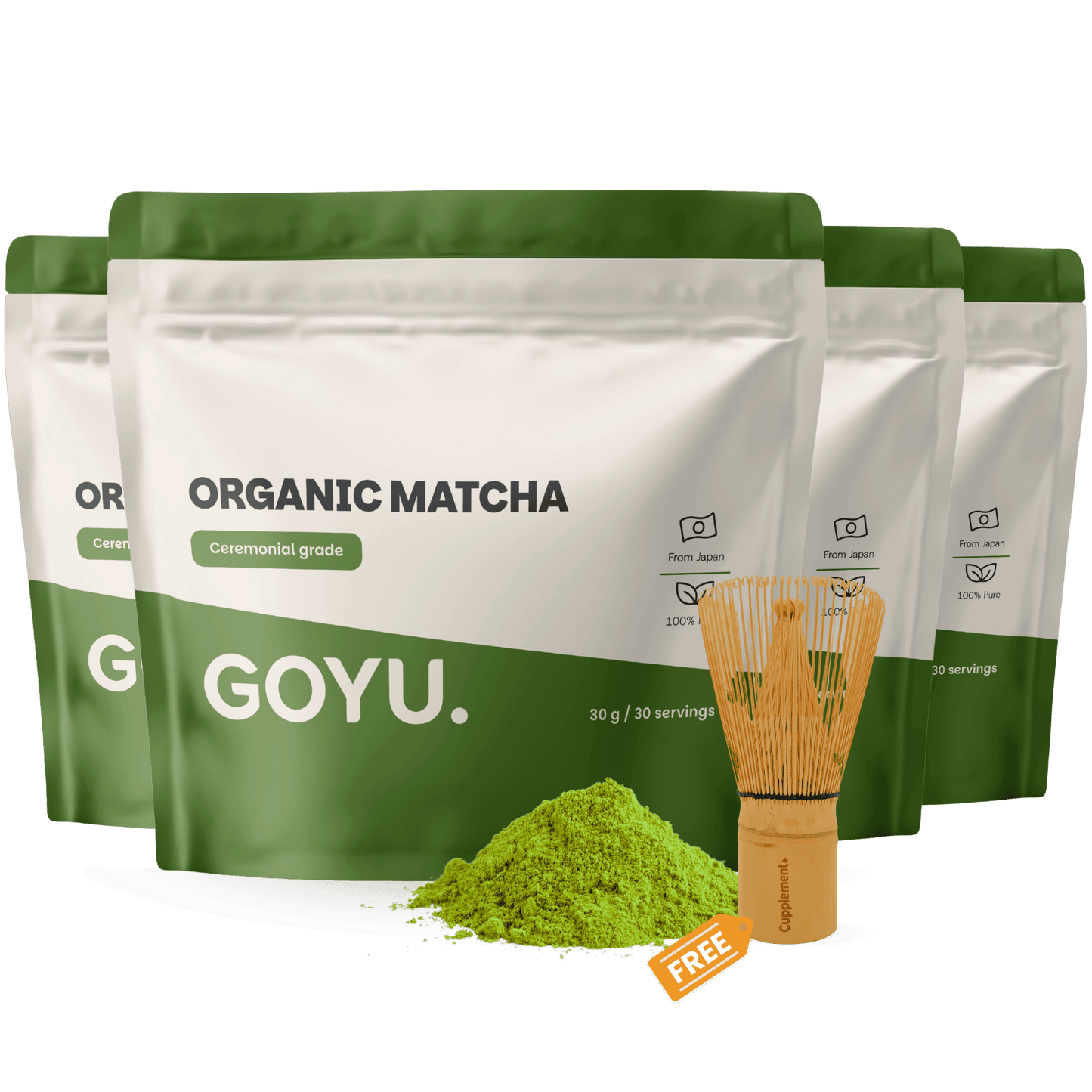 Biologische Ceremonial Grade Matcha Thee poeder goyu supplement superfood
