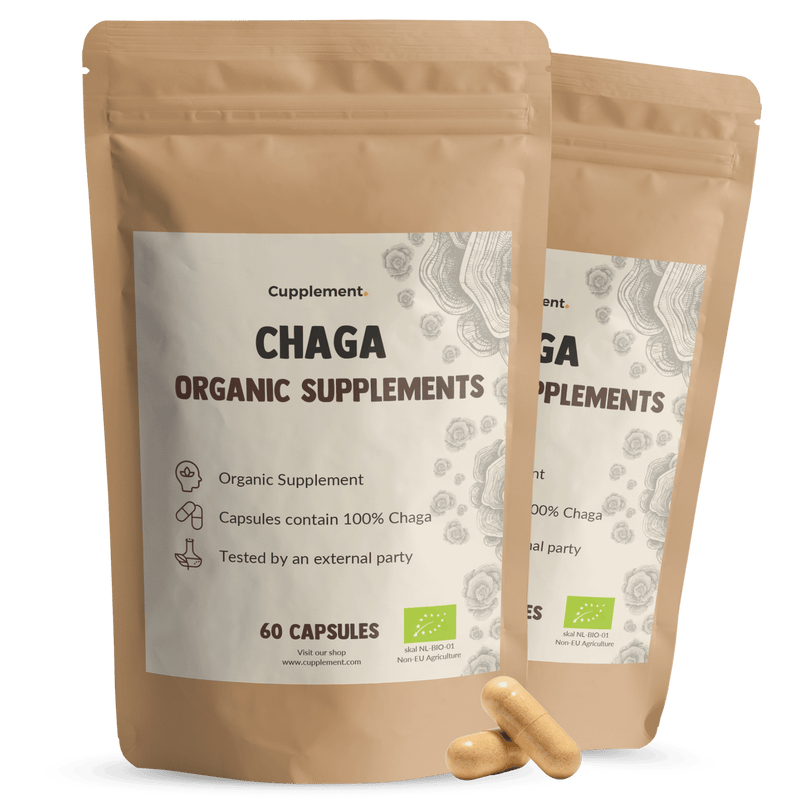 Biologische Chaga capsules goyu supplement superfood