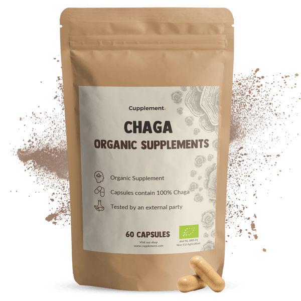 Biologische Chaga capsules goyu supplement superfood