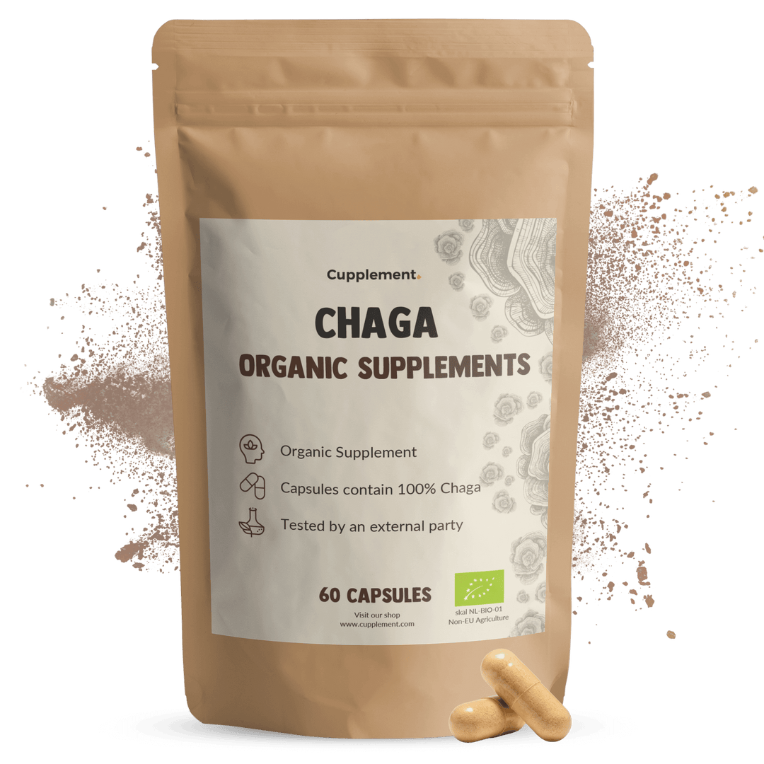 Biologische Chaga capsules goyu supplement superfood