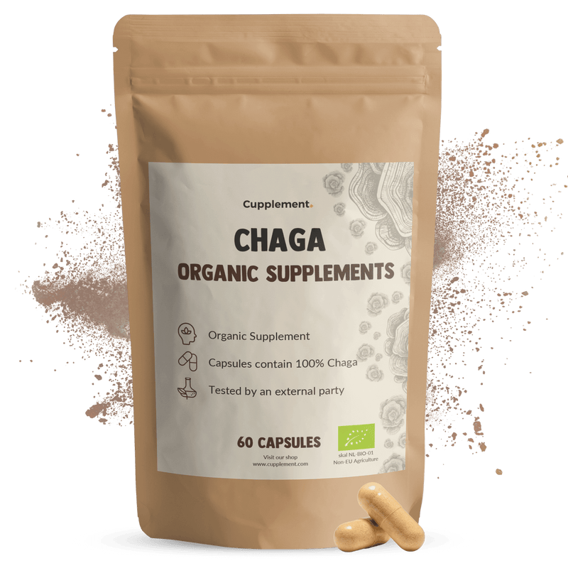 Biologische Chaga capsules goyu supplement superfood