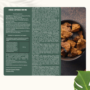 Biologische Chaga capsules goyu supplement superfood