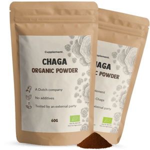 Biologische Chaga poeder goyu supplement superfood