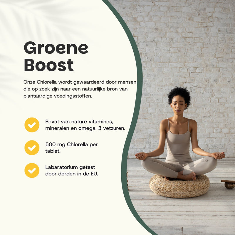 Biologische Chlorella tabletten goyu superfood supplement