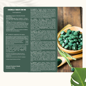 Biologische Chlorella tabletten goyu superfood supplement