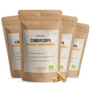 Biologische Cordyceps capsules goyu supplement superfood