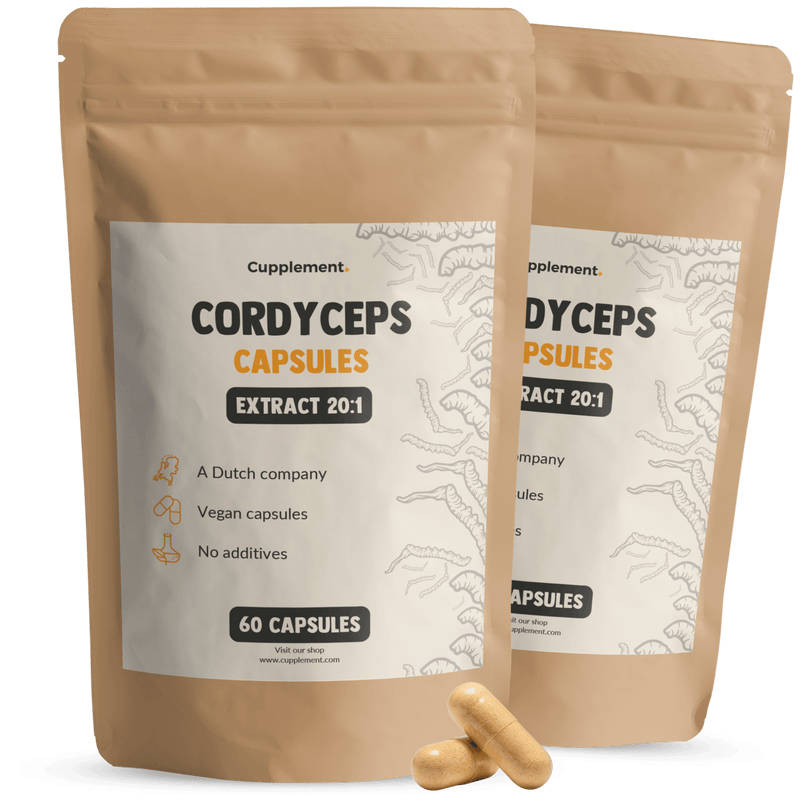 Biologische Cordyceps extract capsules goyu supplement superfood