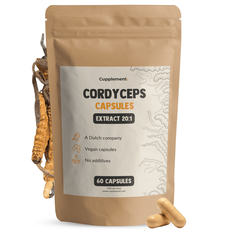 Biologische Cordyceps extract capsules goyu supplement superfood