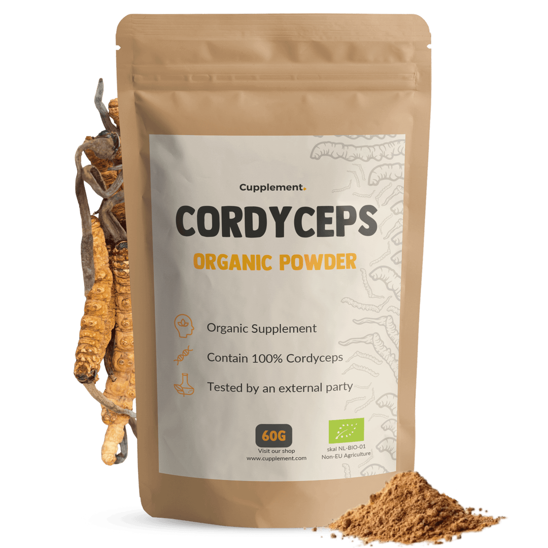 Biologische Cordyceps poeder goyu supplement superfood