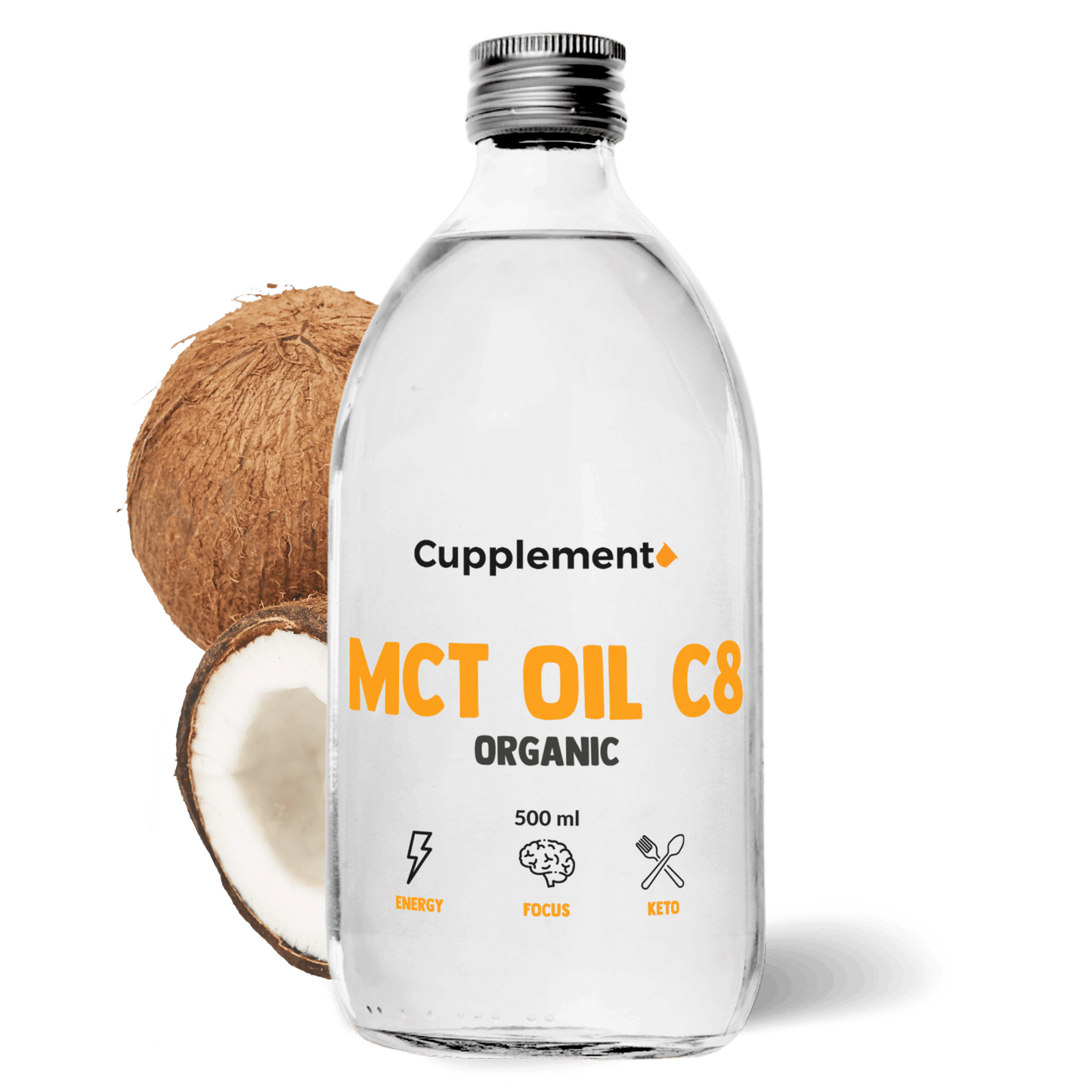 Biologische MCT C8 Olie goyu supplement superfood