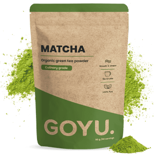 Biologische Matcha Thee poeder goyu supplement superfood