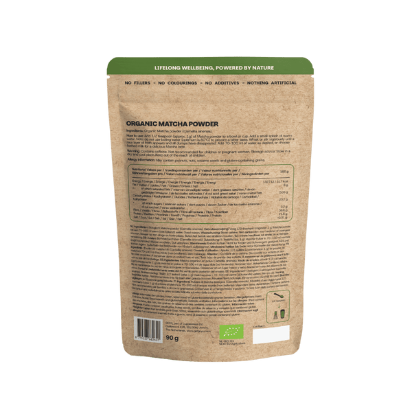 Biologische Matcha Thee poeder goyu supplement superfood
