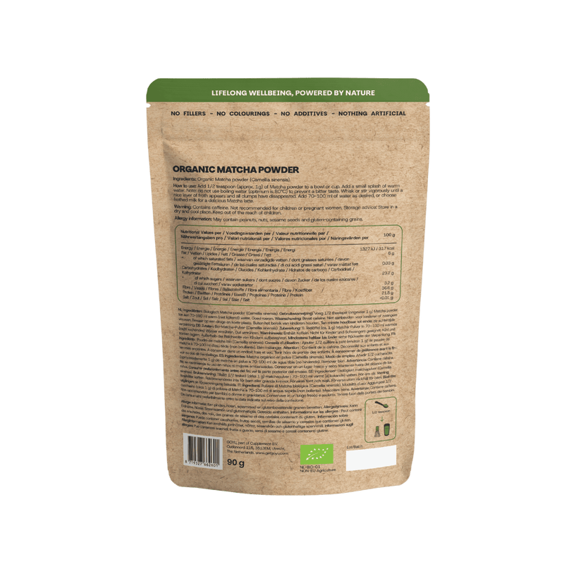 Biologische Matcha Thee poeder goyu supplement superfood