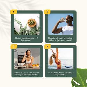 Biologische Moringa capsules goyu superfood supplement