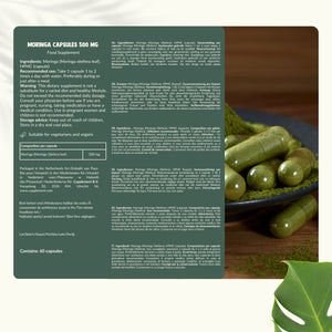 Biologische Moringa capsules goyu superfood supplement