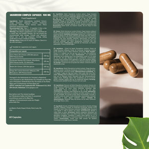 Biologische Paddenstoel complex extract capsules goyu superfood supplement