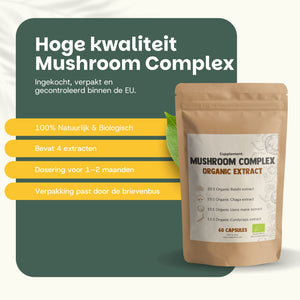 Biologische Paddenstoel complex extract capsules goyu superfood supplement