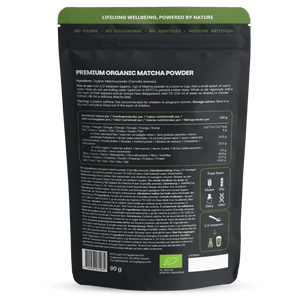 Biologische Premium Matcha Thee poeder goyu supplement superfood