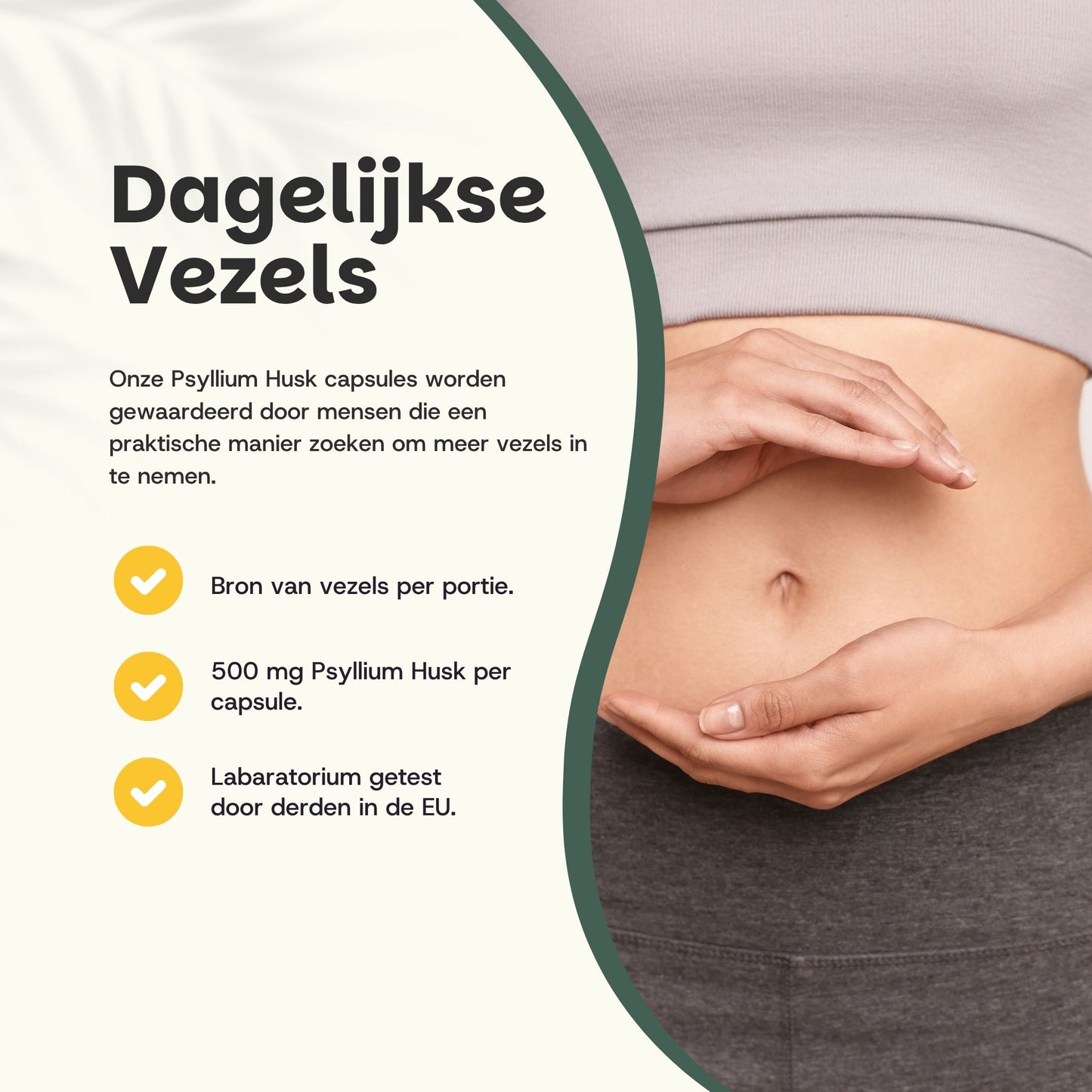 Biologische Psylliumvezels capsules goyu superfood supplement