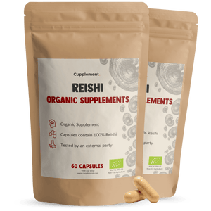 Biologische Reishi capsules goyu supplement superfood