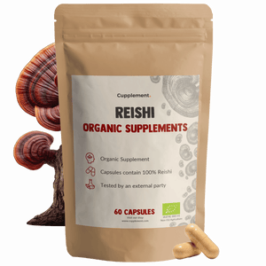 Biologische Reishi capsules goyu supplement superfood