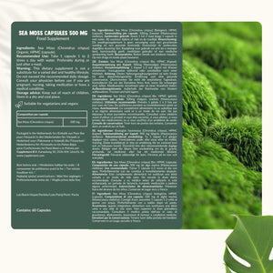 Biologische Sea Moss capsules goyu superfood supplement