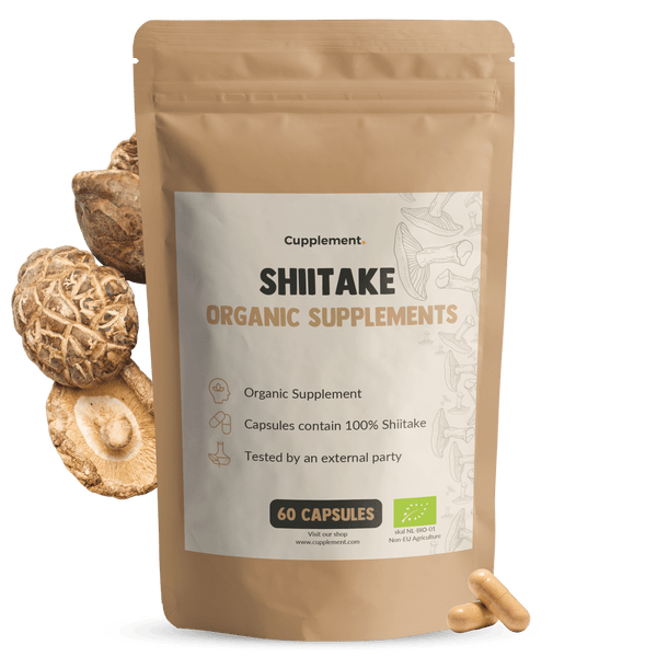 Biologische Shiitake capsules goyu supplement superfood