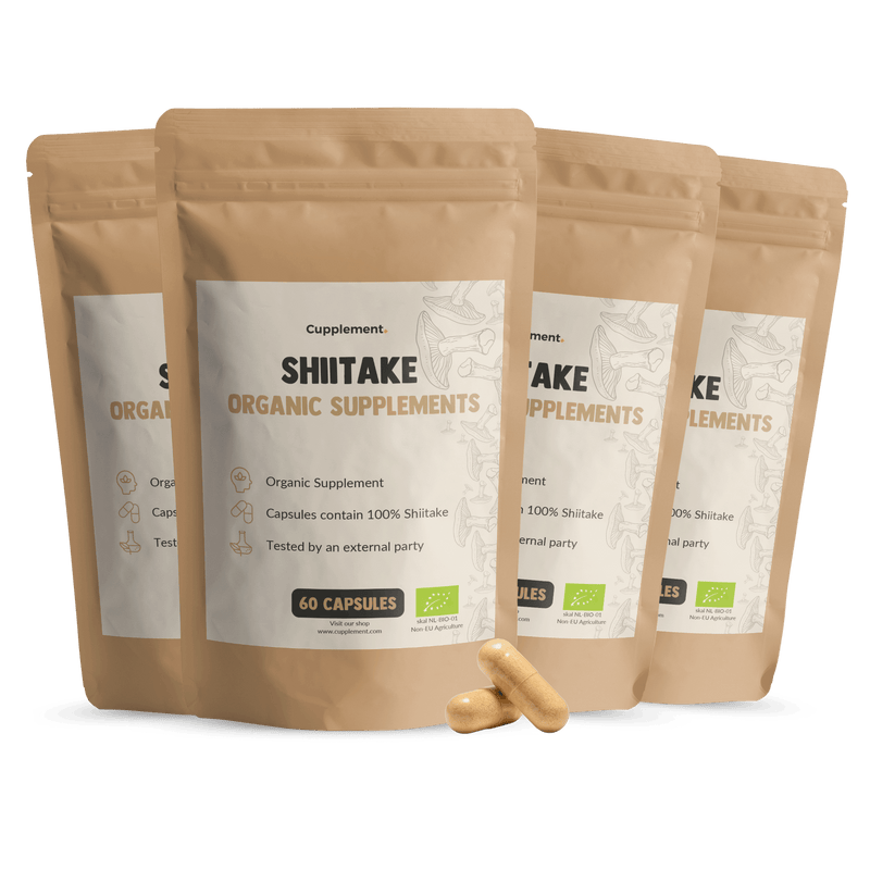 Biologische Shiitake capsules goyu supplement superfood