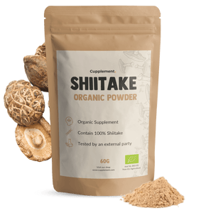 Biologische Shiitake poeder goyu supplement superfood