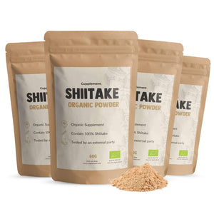 Biologische Shiitake poeder goyu supplement superfood