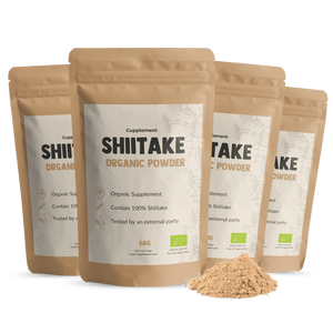 Biologische Shiitake poeder goyu supplement superfood
