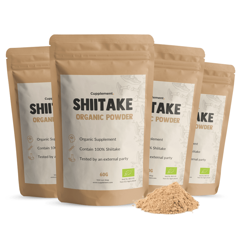 Biologische Shiitake poeder goyu supplement superfood