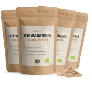 Biologische ashwagandha poeder goyu supplement superfood