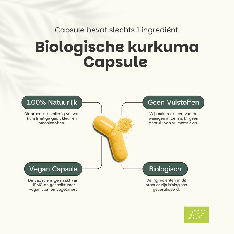 Kurkuma Capsules 600 mg Biologisch