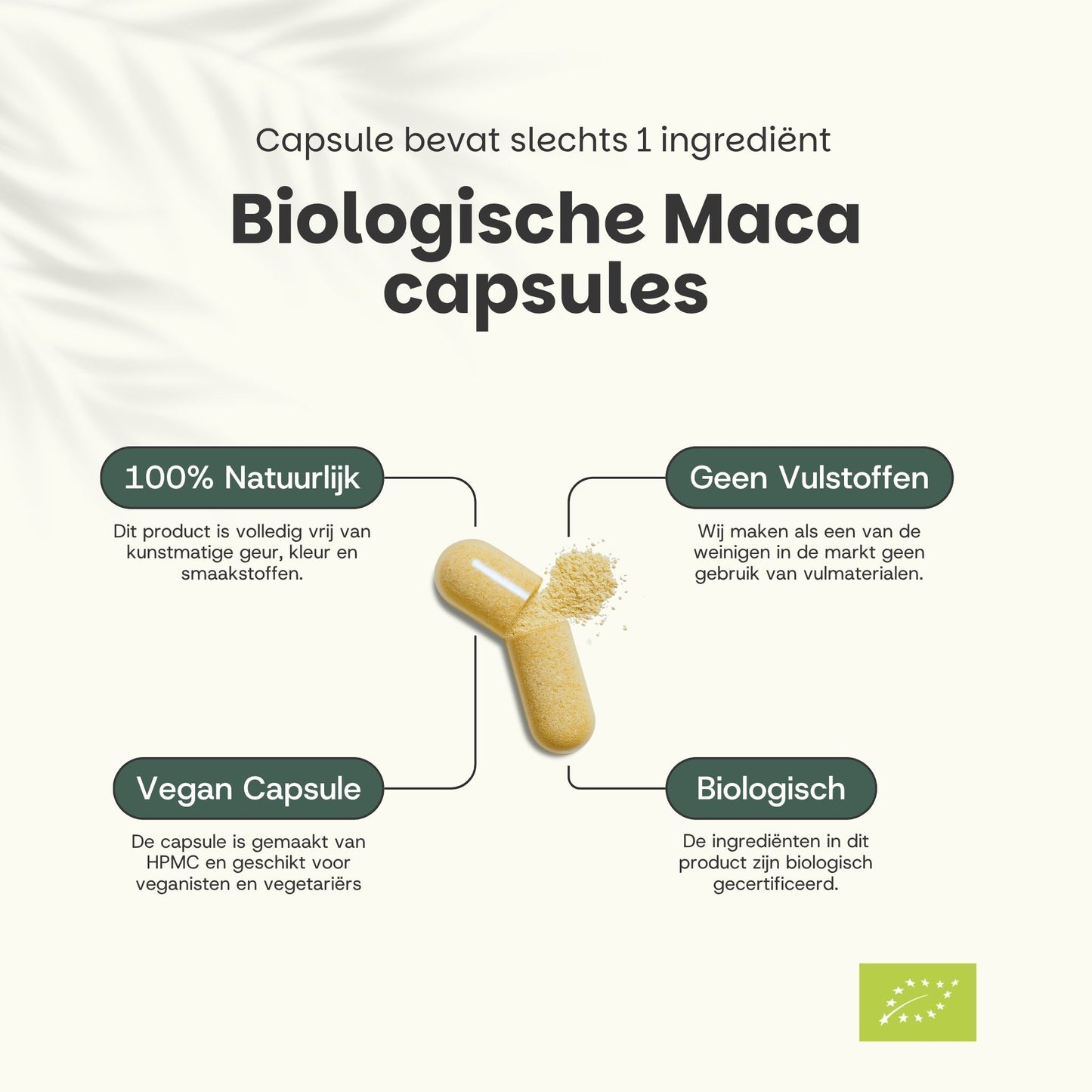 Maca Capsules 500 mg Biologisch