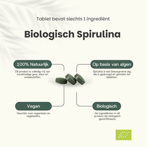 Spirulina Tabletten 500 mg Biologisch