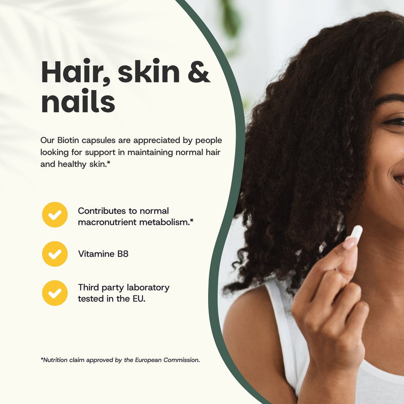 Biotin capsules goyu superfood supplement