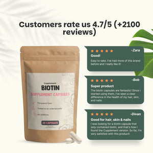 Biotin capsules goyu superfood supplement