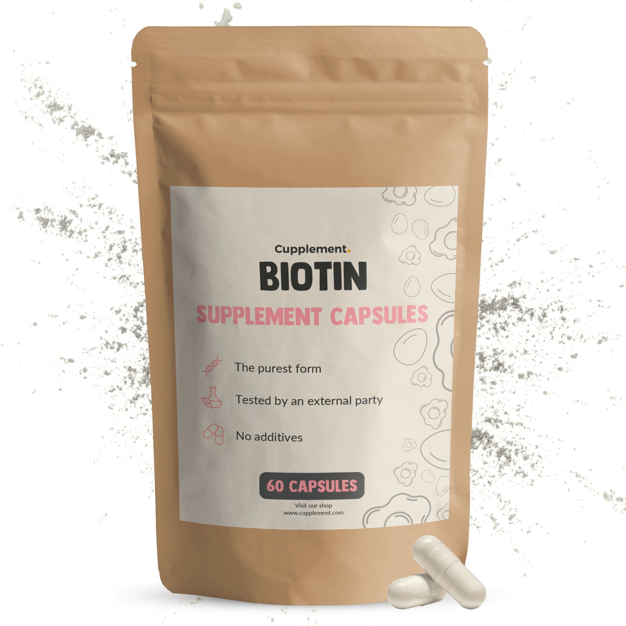 Biotine (Vitamine B8) Capsules 10.000 mcg