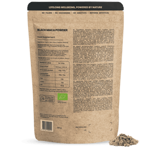Zwarte maca poeder goyu superfood supplement